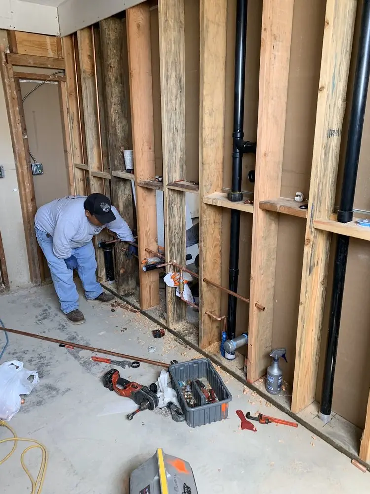 Commercial rough-in plumbing for Water Heater Replacement in Woodbourne